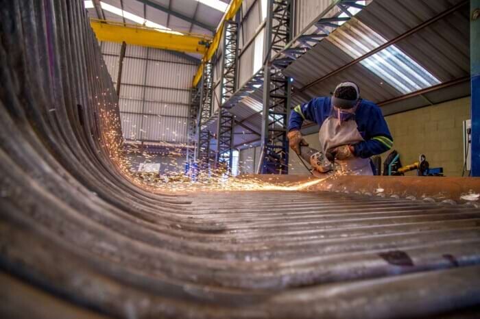 Metalwork in the industry